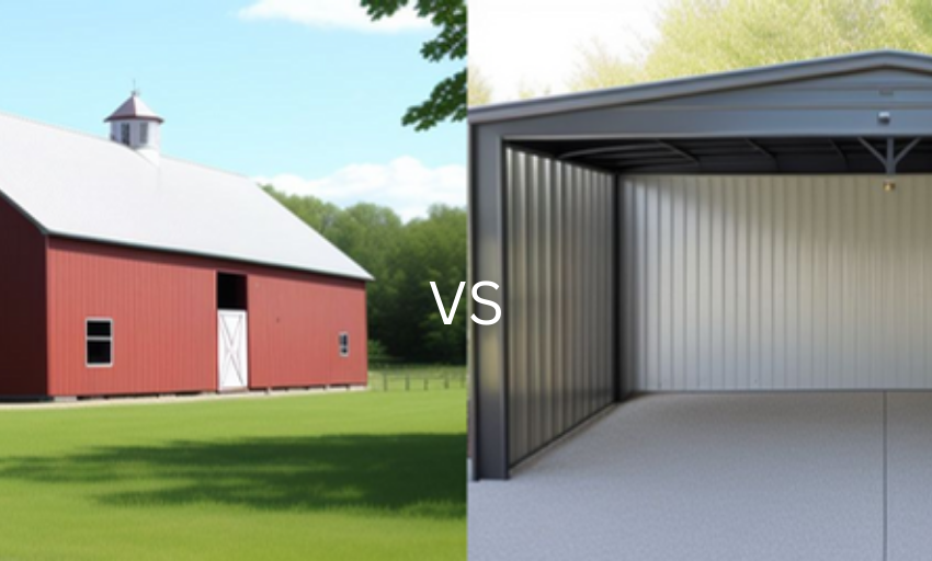  Familiarize Yourself With The Difference Between Pole Barn & Metal Carport