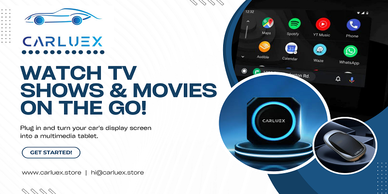  Upgrade Your Car Entertainment Experience with the CARLUEX AIR Wireless CarPlay/Android Auto Adapter