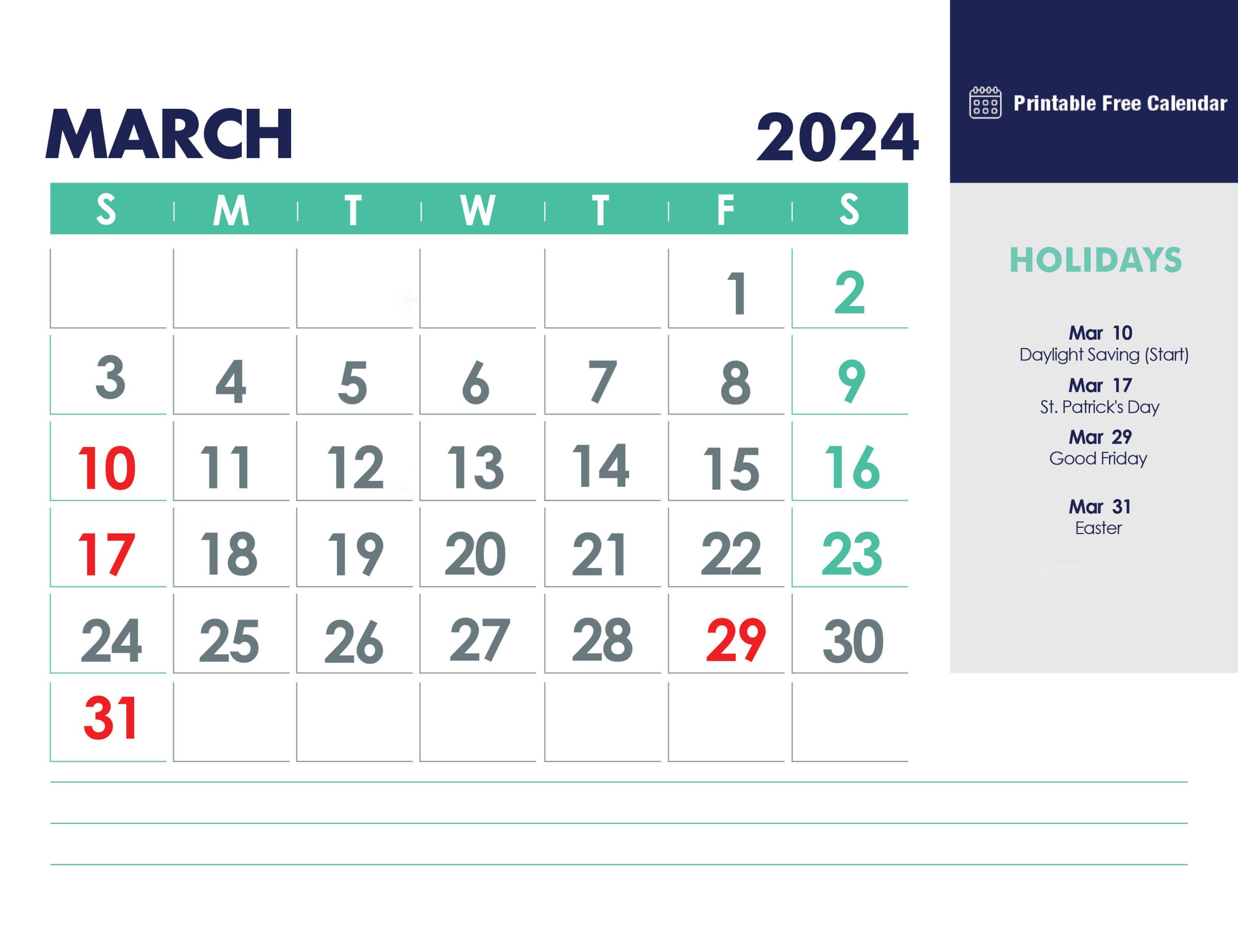 Maximizing Productivity with the March 2024 Calendar: Tips and Tricks