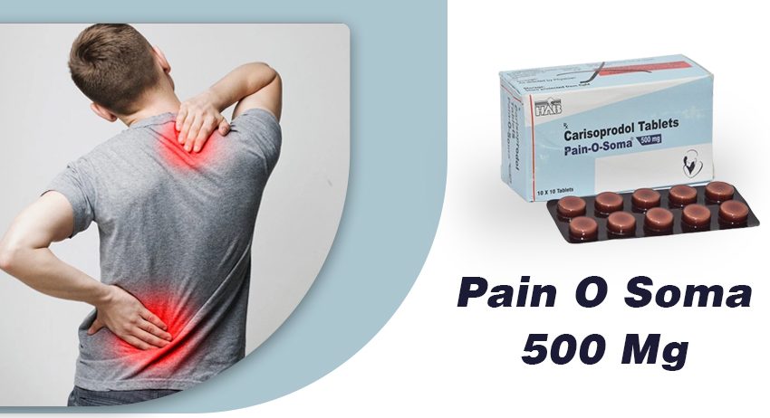  How does Pain O Soma 500 relieve pain?