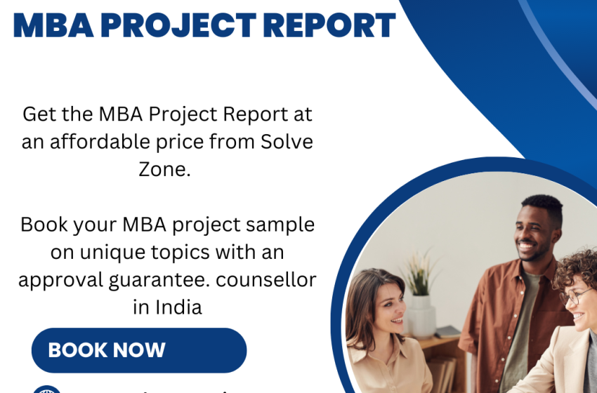  Make Your MBA Project Easy with Solve Zone