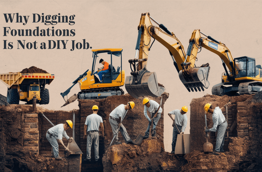  Why Digging Foundations Is Not a DIY Job