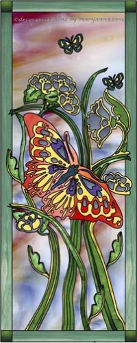  Enhancing Home Aesthetics with Decorative Stained Glass Window Film and Stained Glass Butterflies