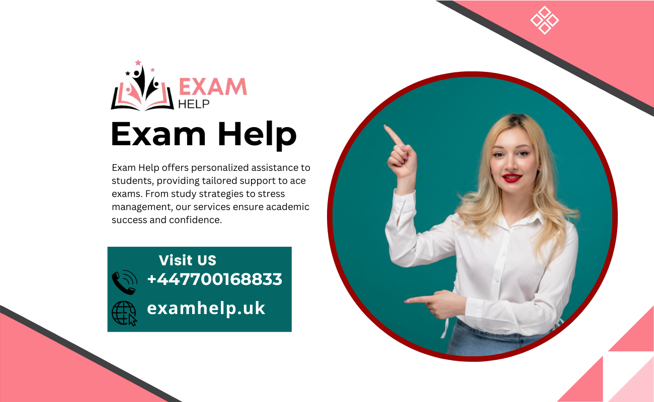 Exam Help | Quiz Help Online By Professionals Experts