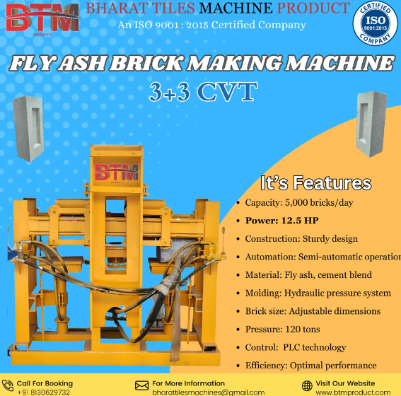  India’s Leading Fly Ash Brick Making Machines: Features and Benefits