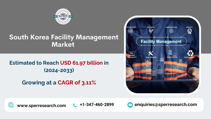  South Korea Facility Management Market Growth 2024, Revenue, Rising Trends, Demand, CAGR Status, Challenges, Business Opportunities and Forecast Analysis Till 2033: SPER Market Research