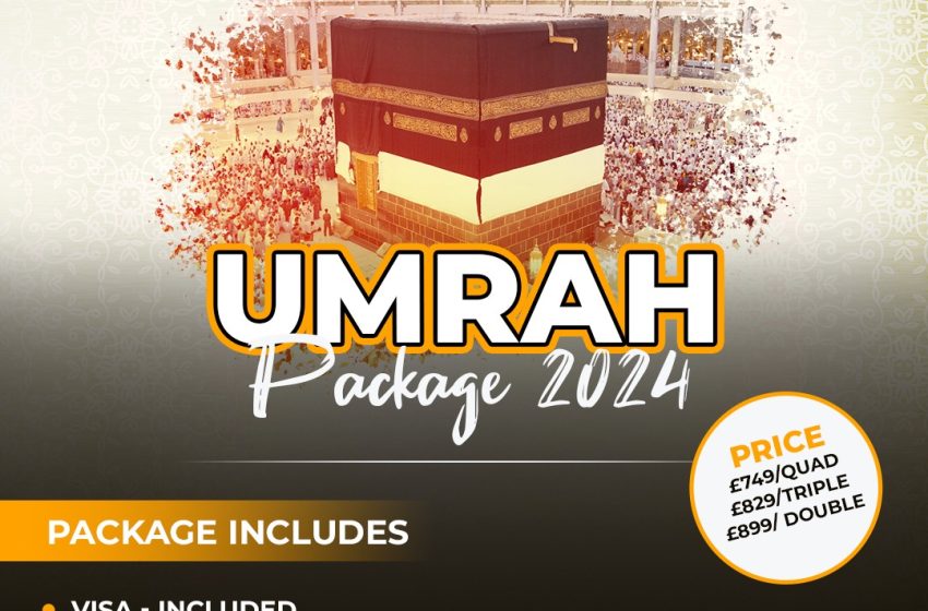  Affordable Umrah Packages Starting at £625 — All-Inclusive Cheap Deals