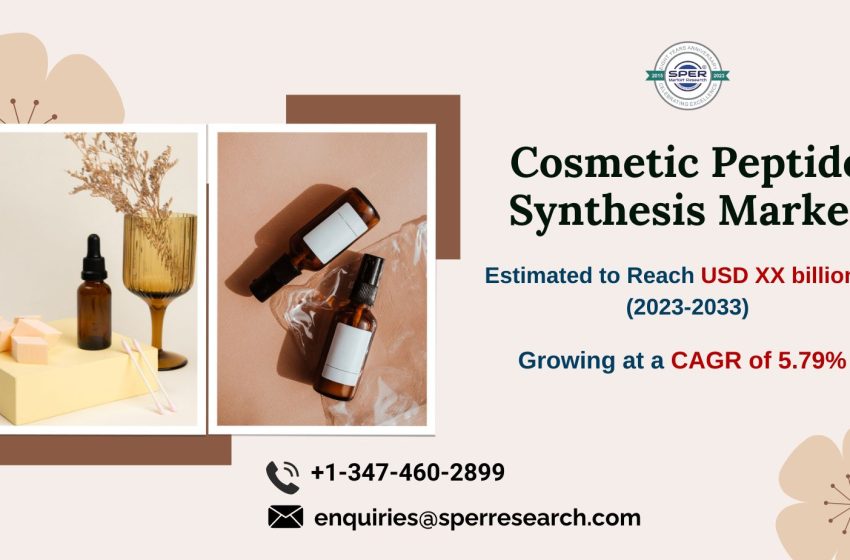  Cosmetics Peptide Synthesis Market Size and Trends, Revenue, Share, Growing CAGR, Challenges, Opportunities and Future Outlook 2033: SPER Market Research