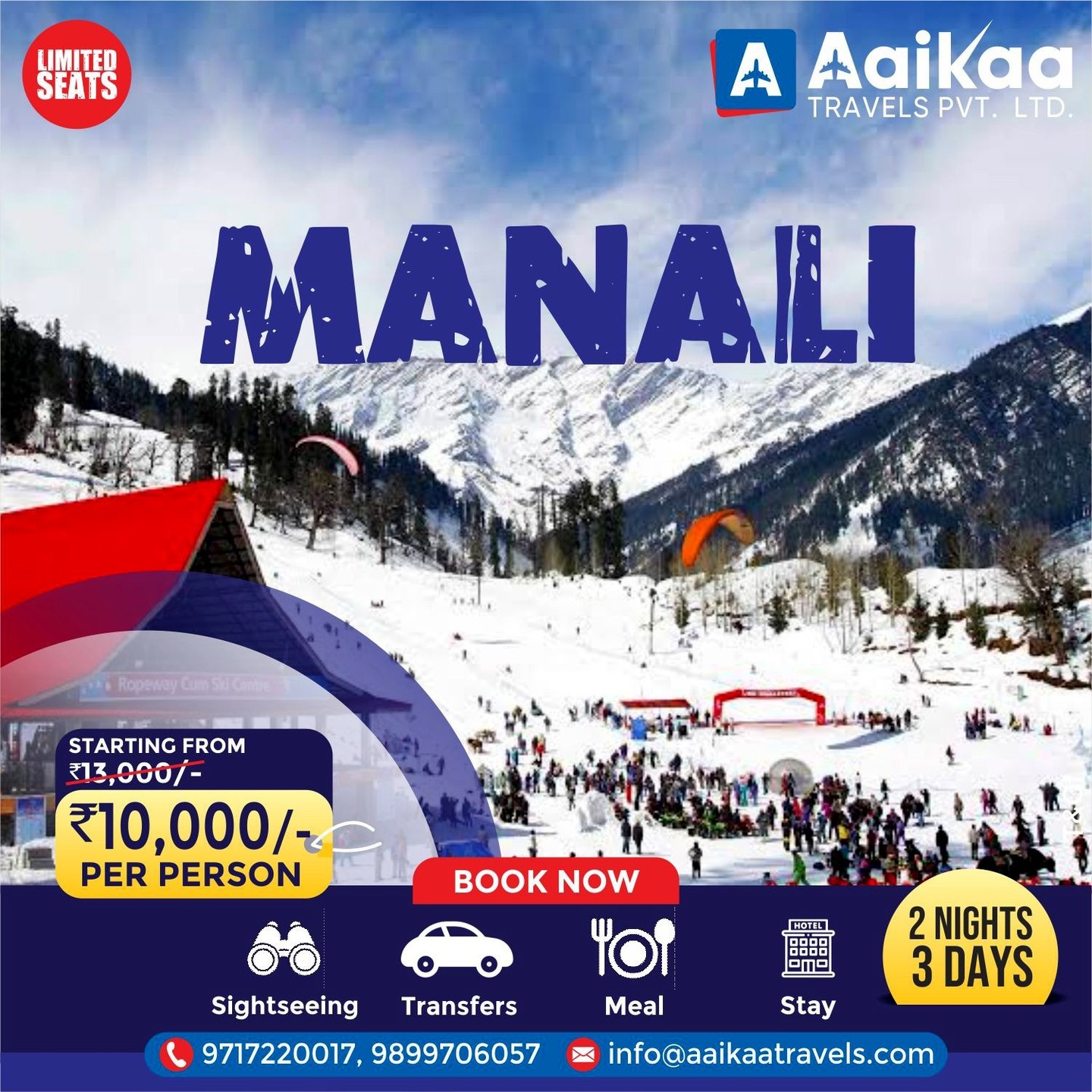 Plan Your Perfect Family Getaway with Aaikaa Travels: Vaishno Devi and Manali Packages for Family