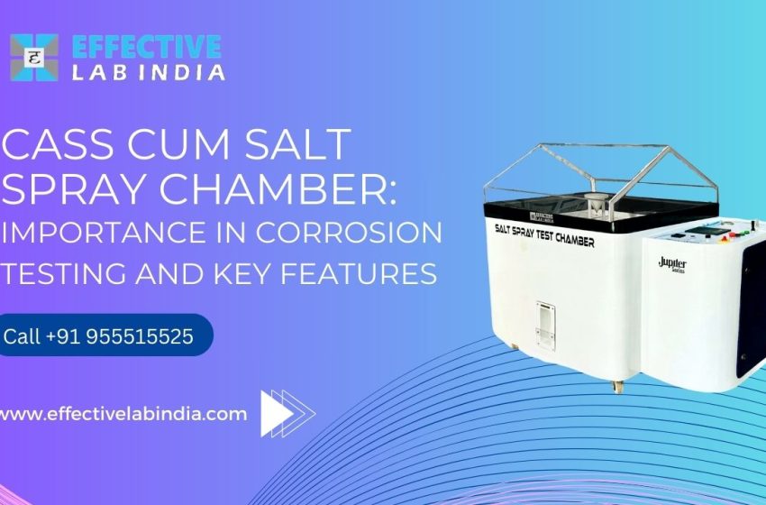  Cass Cum Salt Spray Chamber: Importance in Corrosion Testing and Key Features