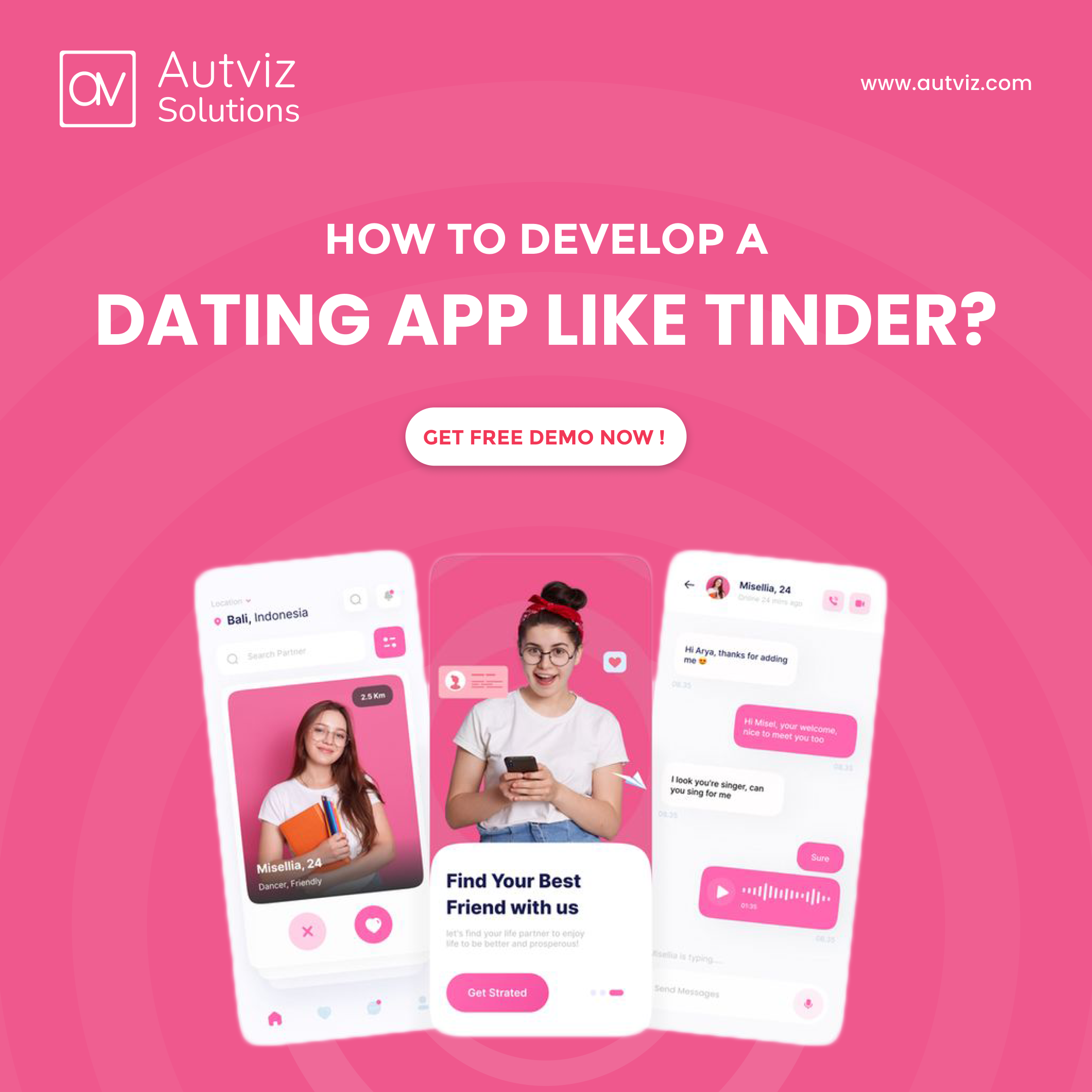 Building a Social Media App: A Comprehensive Guide by Autviz Solutions for the USA and UAE