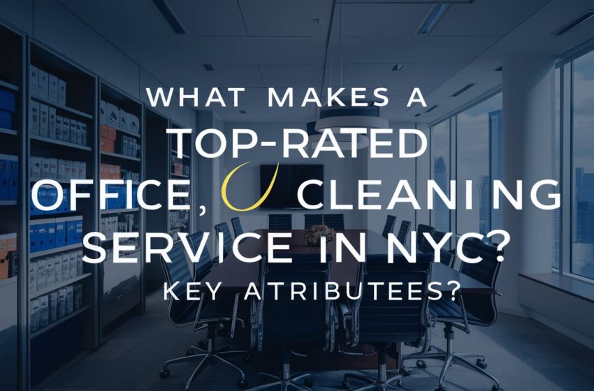  What Makes a Top-Rated Office Cleaning Service in NYC: Key Attributes