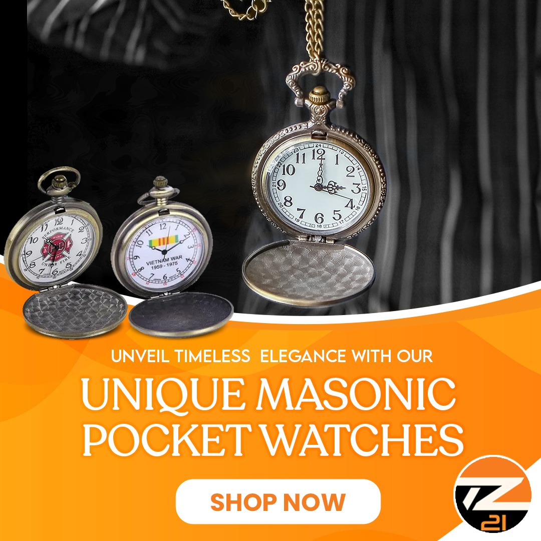 Explore Masonic Watches, Keychains, Wallets, and Unique Merchandise: From NFL Ridge Wallets to Antique Incense Burner Holders – Trendy Zone 21