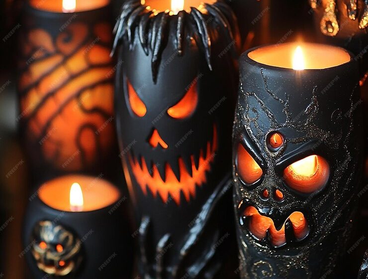  Elevate Your Spooky Decor with Halloween Candles and Realistic Halloween Masks