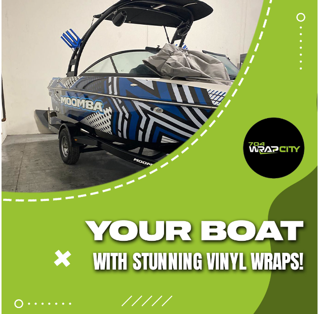 Boat Vinyl Wraps in Mooresville, NC: Transform Your Vessel