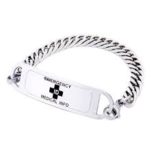  Medical id tags for bracelets