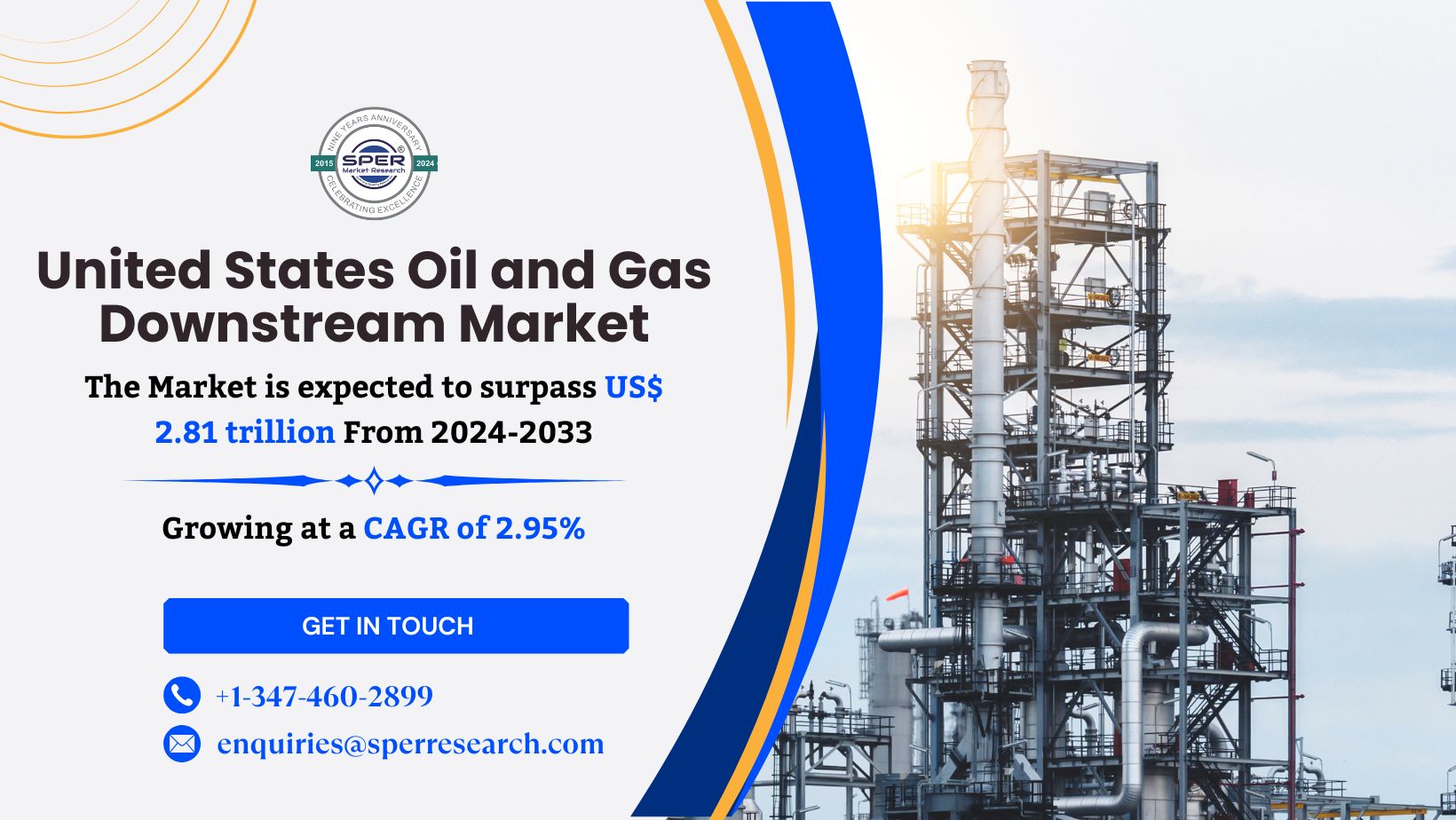 United States Oil and Gas Downstream Market Key Players, Rising Trends, Revenue, Opportunities, and Challenges Forecast till 2033: SPER Market Research