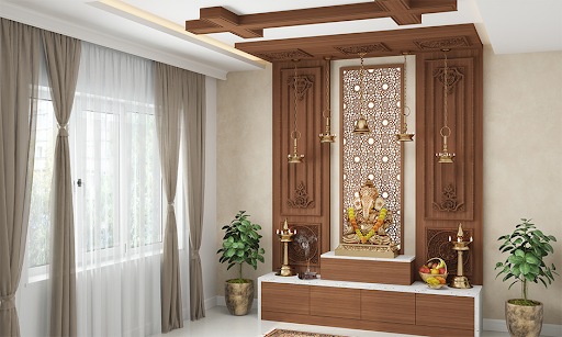  The Elegance of Corian Mandir: A Modern Approach to Divine Spaces