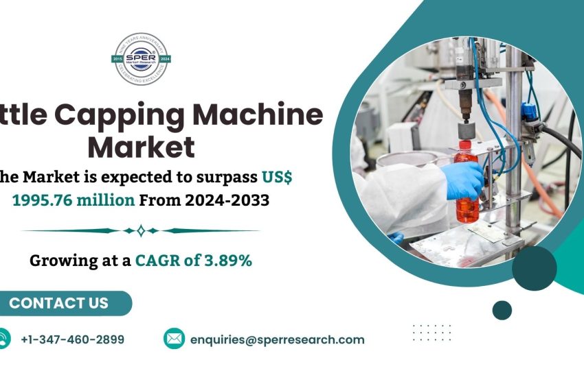  Bottle Capping Machine Market Growth Drivers 2024, Revenue, Rising Trends, Demand, Opportunities, and Forecast Challenges till 2033: SPER Market Research