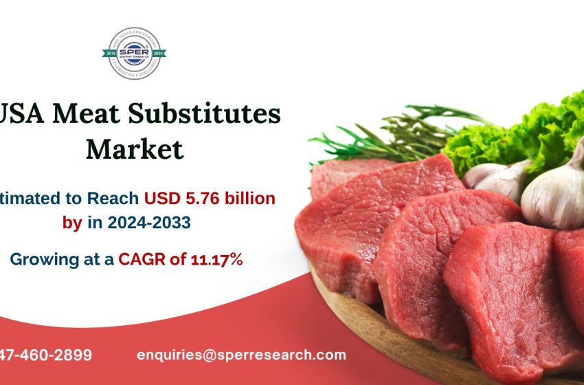  U.S. Meat Substitutes Market Size, Share, Growth Factors, CAGR Status and Forecast Insights to 2033: SPER Market Research