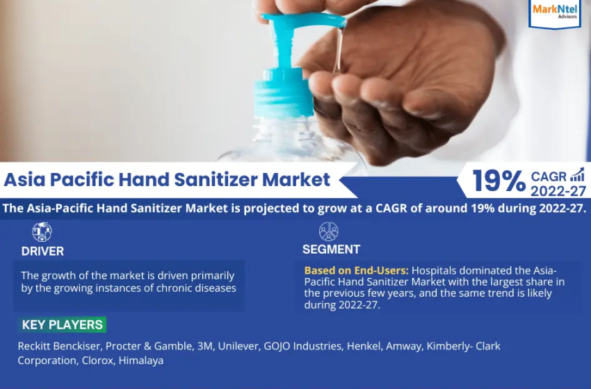  Market Insights: Asia Pacific Hand Sanitizer Industry Size, Share, and Growth Forecasts for 2027