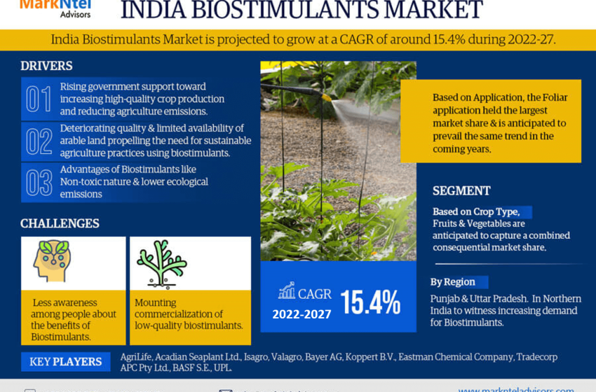  India Biostimulants Market Research: Size, Share, and Future Growth Analysis for 2022-2027