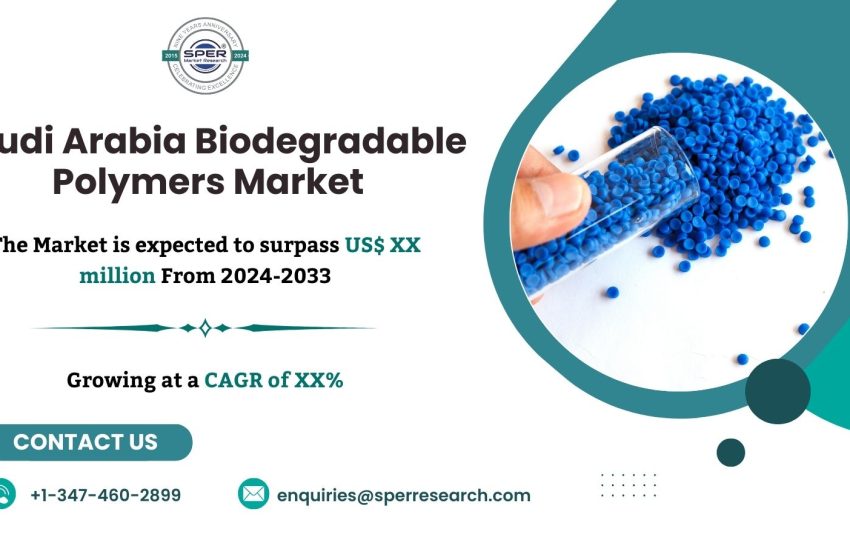  Saudi Arabia Biodegradable Polymers Market Scope 2024, Rising Revenue, Trends, Demand, Key Players, Challenges and Business Opportunities till 2033: SPER Market Research